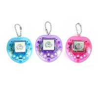 HUSHUI Juguete Digital para Mascotas, Mini Máquina de Juegos Portátil con Forma de Corazón para Niños, Experiencia Divertida de Mascotas Virtuales con 168 Opciones, Tamaño 6x6x2cm