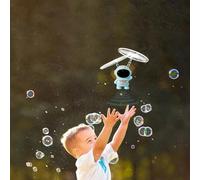 HUSHUI Juguete para Niños Flying Spaceman con Luces LED e Inducción Infrarroja para Divertirse Al Aire Libre, Adecuado para Niños y Interacción con (Azul)