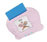 HUSHUI Juguetes Bilingües Interactivos con Tarjetas Flash, Tarjetas Educativas y Atractivas para Niños, Portátiles y Ligeras, 224 de Plástico Duraderas (Rosa)