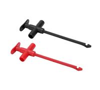 HUSHUI Kit de Cables de Prueba para Automóviles Sonda de Punción Profesional para Detección de Voltaje Multímetro Fácil de Usar en Reparación de Automóviles PA y Acero Inoxidable 2 Unidades