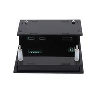 HUSHUI Kit de Caja de Antena de Módulo de Punto de Acceso Dúplex para DIY Procesador Arm de 32 bits de Alto Rendimiento Incluye Antena Potencia RF de 10 MW (con Concha Negra)