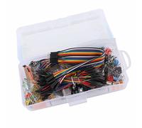 HUSHUI Kit de Componentes Electrónicos Starter Fun Surtido Kit Educativo para Principiantes Que Aprenden Materiales PCB R3 830 Puntos de Amarre