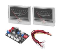 HUSHUI Kit de Preamplificador Compacto con Indicador de Nivel de Sonido de Medidor VU para Audio Doméstico DIY 206g 2 Uds