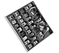HUSHUI Kit de Prensatelas de Alta Eficiencia, 32 Uds., para Accesorios Multifuncionales para Máquinas de Coser