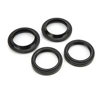HUSHUI Kit de Retenes de Aceite para Horquilla Delantera, 41x53x8 Mm, Retenes de Aceite y Polvo de Fluoroelastómero de 10,5 Mm, con Diseño Resistente Al Desgaste y a la Rotura, para