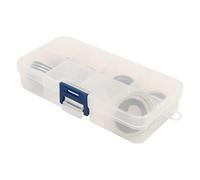 HUSHUI Kit de Sellado de Compresor de CA Universal, 30 Uds., con Caja de Almacenamiento Transparente para Aire Acondicionado de Coche, Juntas Duraderas
