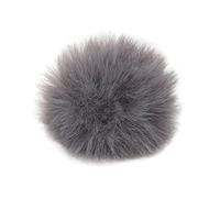HUSHUI Lavalier Wind Muff Micrófono Furry Parabrisas Muff Rapel Micrófono Cubierta de 0,5 Cm / 0,2 pulgadas (gris)