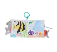 HUSHUI Libro de Tela Arrugada de Animales Juguete Interactivo de Poliéster Suave para Recién Nacidos y Bebés Compacto y Liviano 6,7 X 6,7 Pulgadas (Glaciar)