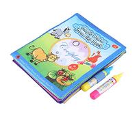 HUSHUI Libro Mágico de Dibujo con Agua, Juguete de Pintura Colorido de Tela Suave para Niños de 3 Años en Adelante con 2 Bolígrafos Recargables