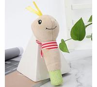 HUSHUI Lindo Juguete de Campanas de Mano con Sonajero de Animales de Dibujos Animados de Felpa, Juguete Suave y Cómodo para Bebés, Ligero y Lavable, Aprox.15~18cm (palo de mano de tortuga)