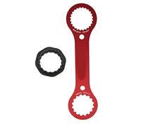 HUSHUI Llave BB para Bicicleta, Herramienta Multifuncional de Soporte Inferior con Anillo de Bloqueo de 16 Ranuras para Tarjetas para Race Face, Tratamiento Térmico T6 de Aleación de