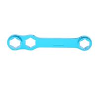 HUSHUI Llave de Carrete de Pesca, Herramienta de Mantenimiento de Reparación de Llave Inglesa de Aleación de Aluminio con Diseño Liviano y Resistente para Desmontaje de Tuercas de