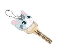 HUSHUI Llavero Elegante con Tapa para Llave de Cachorro, Llavero Elegante para Bolso y Bolso, Regalo, Decoración Unisex de PVC, 1 ud.