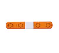 HUSHUI Luz de Policía RC Ultrabrillante con Múltiples Modos de Flash para Coches Modelo RC 1:8 1:10, Diseño LED Duradero, 145x22x12 Mm (#3)