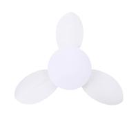 HUSHUI Luz del Ventilador de Techo Montaje Empotrado 25in Pequeño Dimmable LED 6 Velocidad Silencioso DC Motores para Patio Cocina Dormitorio (B)