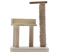 HUSHUI Marco de Escalada de Gato para Decoración de Casa de Muñecas en Miniatura, Muebles de Gato de Color Madera Realista para Sala de Juegos para Niños, Escala 1:12