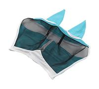 HUSHUI Máscara contra Moscas de Caballo, Suave, Transpirable, Protección Antimosquitos, para Orejas de Caballo, Tejido de Punto, 1 Máscara para (#2)