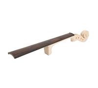 HUSHUI Mástil de Violín de Arce, Diapasón de ébano para Violín 4/4, con Color Madera y Negro, Accesorios para Instrumentos Musicales (cuello de)