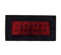HUSHUI Medidor LED con Pantalla PLC con Brillo Ajustable y Configuración de Punto Decimal para Aplicaciones MODBUS-RTU, ABS Negro, Pantalla de 4 Dígitos