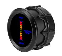 HUSHUI Medidor Universal de Relación Aire-, Medidor Digital LED Azul para Coches de 12V, Tamaño de 52mm, Plástico Ligero