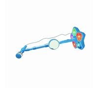 HUSHUI Micrófono para Niños con Luces Micrófono Ligero para Niños y Soporte para Reuniones Familiares Plástico 100 X 21 Cm