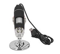 HUSHUI Microscopio Digital USB, Cámara de Aumento Ajustable 1600X para Inspección Industrial, Uso Educativo, Material ABS