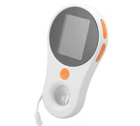 HUSHUI Microscopio Macro 500X Potente Lupa de Mano con 8 LED para Uso Doméstico y Exterior Lente Compacta de 2MP (Blanco)