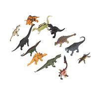 HUSHUI Mini Figuras de Dinosaurios, Juego de 12 con Colores Vibrantes para Juegos Imaginativos, Ideal para Niños, Material de PVC