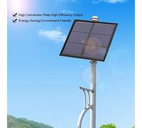 HUSHUI Mini Panel Solar Portátil de 0,7 W, Módulo de Alimentación DIY de Alta Eficiencia para Pequeños Electrodomésticos, Polisilicio de Grado A de 70mm