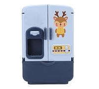 HUSHUI Mini Refrigerador de Juguete de Doble Puerta, Juego de Juguetes de Cocina de para Pequeños Chefs a Partir de 3 Años, Material ABS, Incluye Accesorios (#1)