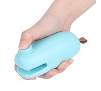 HUSHUI Mini Sellador de Bolsas Portátil, Sellador Térmico Compacto, Dispositivo de Almacenamiento de Alimentos para el Hogar, Cocina, Color Verde, 11x5,5x4cm