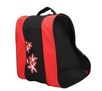 HUSHUI Mochila para Patines de Ruedas Nylon Impermeable para Deportes de Ocio con Gran Capacidad en Colores Rosa o Rojo (#2)