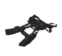 HUSHUI Mochila Portadora de Mascotas Malla Transpirable Portátil Frontal Cofre Gato Transportador de Perro para Viajar Ciclismo Al Aire Libre (M tamaño)