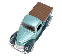 HUSHUI Modelo de Camioneta Pickup a Escala 1:28, Juguete Clásico de Aleación Vintage para Decoración del Hogar y Colección para Niños, 14x5,5 Cm (Verde)