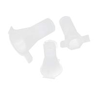 HUSHUI Molde de Silicona de Cono de 3 Piezas, Artesanías de Joyería de Cristal Transparente con Material Resistente Al Desgarro, para Decoración del Hogar de Arte de Resina y Colgante