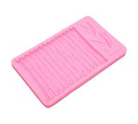 HUSHUI Molde de Silicona de Hoja, Herramienta de Decoración de Pasteles de Calidad Alimentaria para Fondant de Chocolate DIY, con Diseño y Paquete Fáciles de Desmoldar