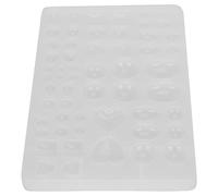 HUSHUI Molde de Silicona, Molde Flexible Reutilizable Resistente a Desgarros para Hacer Joyas con Superficie Interior Brillante para Manualidades, Pendientes de Resina, Colgantes,