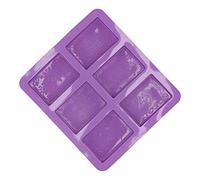 HUSHUI Molde de Silicona para y Pasteles, Duradero y Flexible, Hecho a Mano, Diseño de 6 Rejillas para Panadería Casera, Morado, para Entusiastas de la Fabricación de (#1)