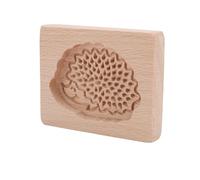 HUSHUI Molde para Hornear de Madera, Molde de Galletas de Jengibre de Madera Tallada, Madera de Madera 3D para Hornear Molde de Estampilla para Hacer Pan de Jengibre y Fondant