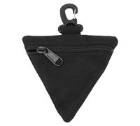HUSHUI Monedero Triangular Compacto, Bolsa de Almacenamiento de Monedas de Nailon Resistente Al Desgaste, Bolsa de Muñeca Pequeña Portátil Uso en Exteriores-