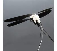 HUSHUI Motor sin Núcleo, Aparato de Enseñanza de Ciencias Físicas de Plástico ABS para Niños de 7 a 14 Años, con Varilla de Fibra de Carbono de 2x2 Mm para Aprendizaje (Juego completo de reducción