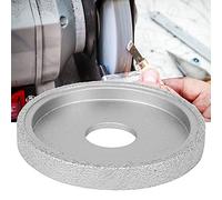 HUSHUI Muela Abrasiva de Diamante Soldada, Muela Abrasiva Plana de Alta Eficiencia para Hormigón y Piedra, 7,3 Cm, 1 Unidad (de superficie 1.0)