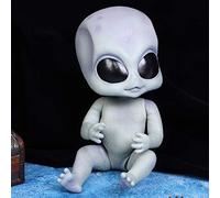 HUSHUI Muñeca Alienígena de Juguete, Colección Altamente Realista, Regalo para Niños y Adultos, Muñeca Alienígena de Vinilo de 35 Cm, Característica Exprimible Portátil (Extranjero)