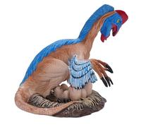 HUSHUI Oviraptor Dinosaurio Juguete Realista Detallado Figura Educativa para Niños Modelo Plástico 1 Unidad (Azul)