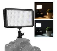 HUSHUI Panel de Luz de Vídeo LED 20 W Brillo Ajustable 3200 K/6000 K para Retratos y Entrevistas de Cámara