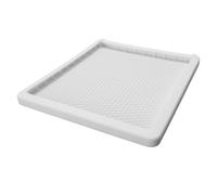 HUSHUI Para un Plato de Mini Satélite, Protector de Antena a Prueba de Choques de Silicona con Ventilación Incorporada, para Uso en Interiores Al Aire Libre (Blanco)
