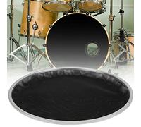 HUSHUI Parche de Tambor de 10 Pulgadas, Piel Silenciosa, Malla de Nailon de Doble Capa para Practicar sin Molestar a los Demás, Negro, 1 Paquete