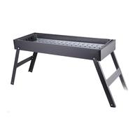 HUSHUI Parrilla de Barbacoa Portátil, Parrilla de Barbacoa de Carbón Plegable para Acampar Al Aire Libre, Picnic, Ligera, 60cm