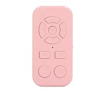 HUSHUI Pasapáginas con Control Remoto Bluetooth con 9 Teclas, Conveniente para Desplazarse por Teléfonos Inteligentes y Grabar Videos para Todos los Usuarios, Diseño ABS Mini (Rosa)