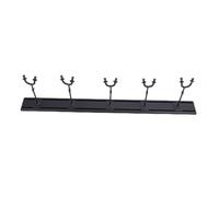 HUSHUI Pastilla de Guitarra de Montaje en Pared con 5 Ganchos Ajustables Colgador de Instrumentos Musicales para Guitarras Eléctricas Acústicas